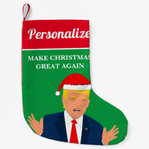 Meia De Natal Pequena Tornar o excelente de Natal mais engraçado Trump