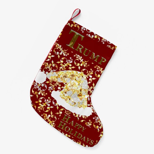 MEIA DE NATAL PEQUENA TRUMP 2024 (Frente (Pendurada))