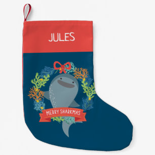 Meia De Natal Pequena Tubarão-baleia