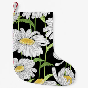Meia De Natal Pequena Um padrão perfeito com flores de verão.