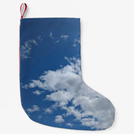 Meia De Natal Pequena Um triângulo de nuvens