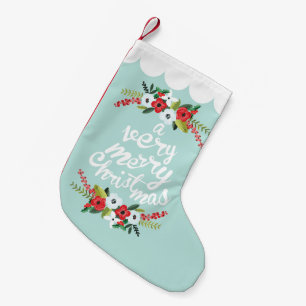 Meia De Natal Pequena Uma Casa De Natal Muito Feliz