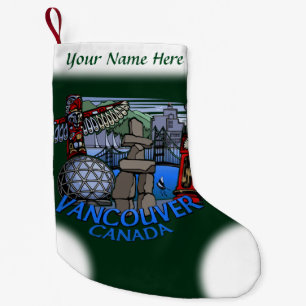 Meia De Natal Pequena Vancouver Stoking Vancouver Christmas Stocks