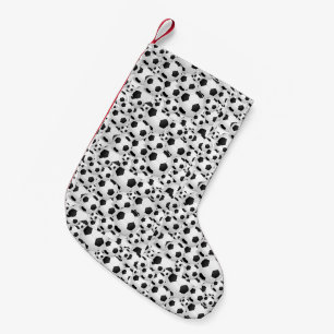 Meia De Natal Pequena Ventilador da esfera do futebol