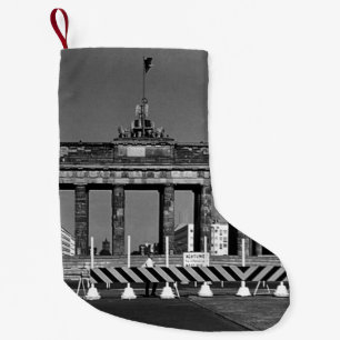 Meia De Natal Pequena Vintage Alemanha Berlim Porta de Brandemburgo