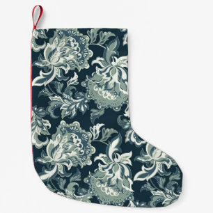 Meia De Natal Pequena Vintage ethnic floral seamless pattern. folkloric
