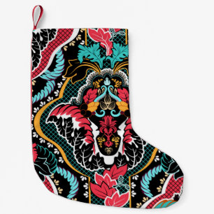 Meia De Natal Pequena Vintage indian é um padrão perfeito. Papel de pa