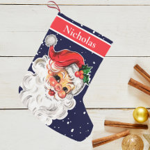 Vintage Jolly Santa Claus Te Dá Presentes