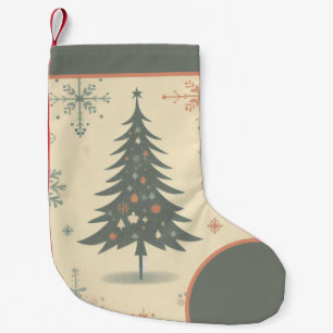 Meia De Natal Pequena Vintage/Retro Natal moderno/inverno
