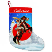 Vintage Western Cowgirl em Cavalo de Criação