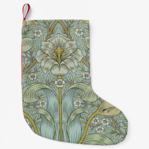Meia De Natal Pequena William Morris Primavera Thicket Classic Pattern