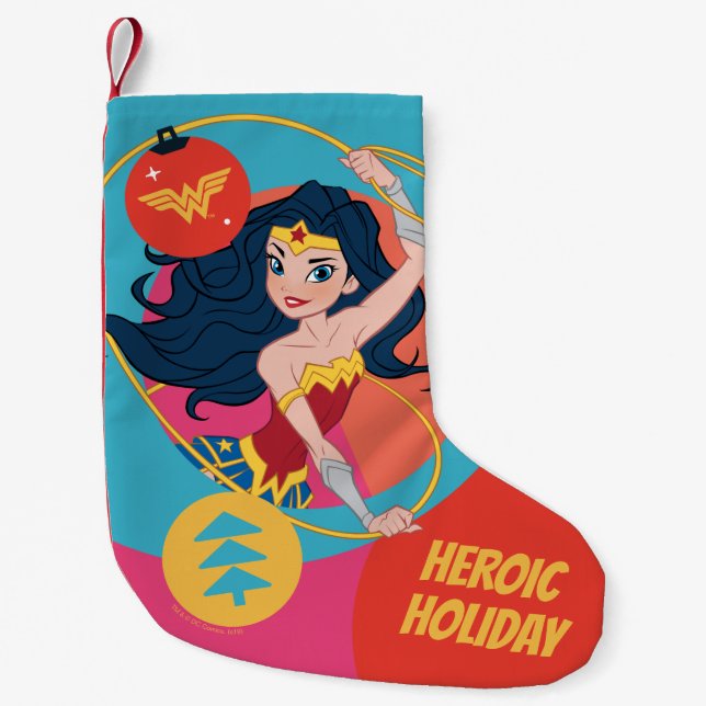 Meia De Natal Pequena Wonder Wonder Holiday Bauble (Frente)