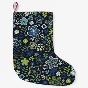 Meia De Natal Pequena Xmas Gift Floral 3D Wall Art