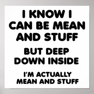 Meia e tal Poster engraçada