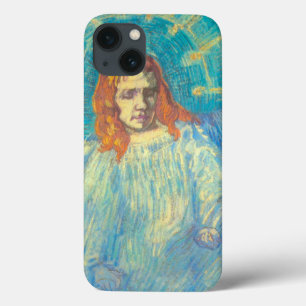 Meia figura de um anjo por Vincent van Gogh