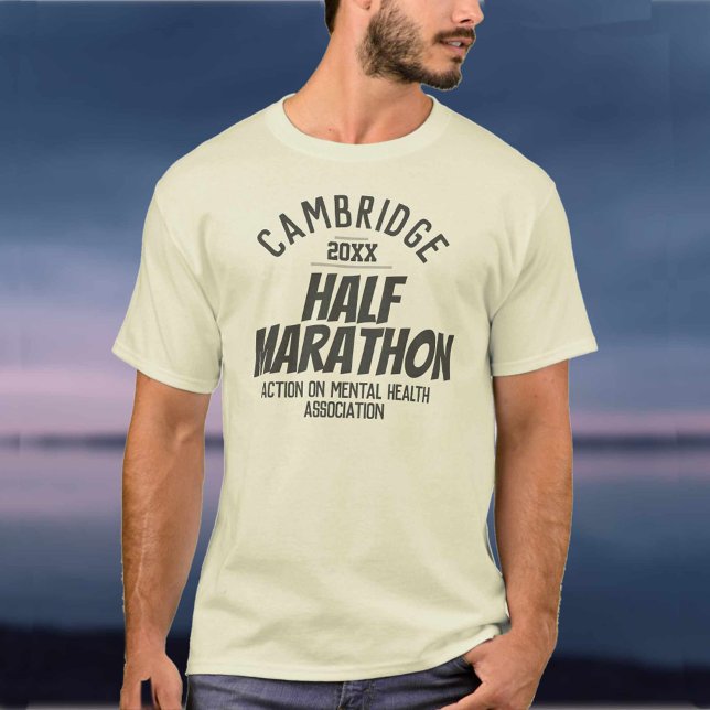 Meia-maratona ou Outro T-shirt para eventos (Criador carregado)