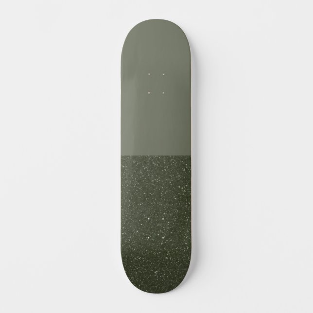 Meia Matte, Meio Texturizado Moss Green skate (Frente)