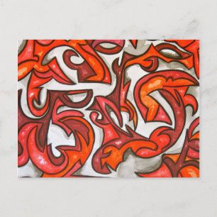 Meia-noite em Veneza - cartão abstrato