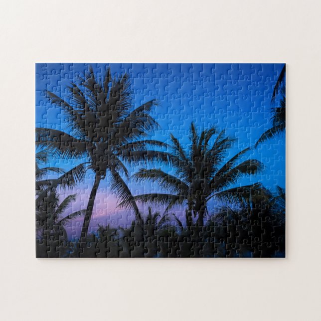 Meia-noite Palms Quebra-cabeça (Horizontal)