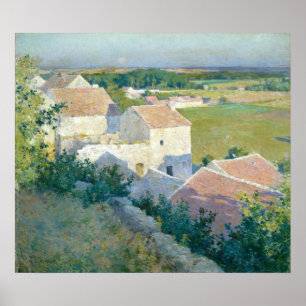 Meia-Verão Twilight W. L. Metcalf Fine Art Poster