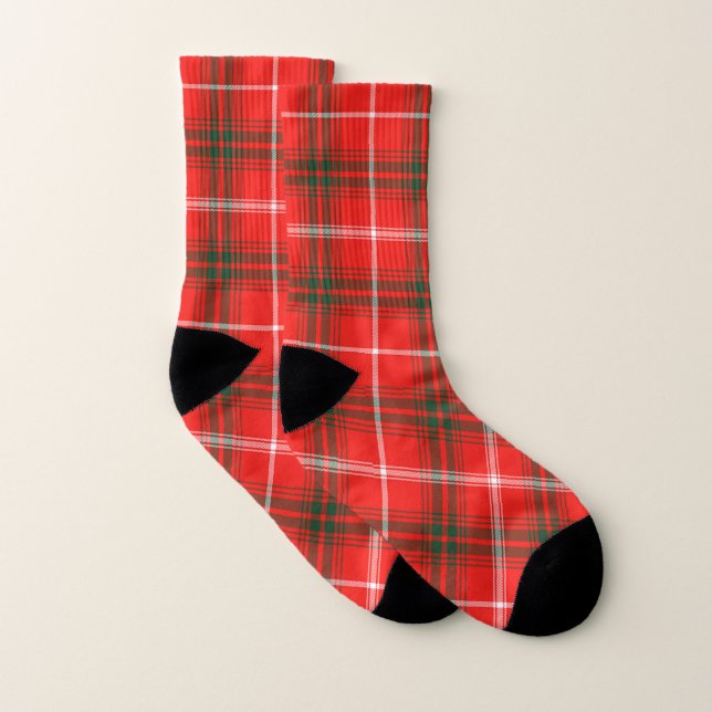 Meias Clã Escocês Duke Of Rothesay Tartan Xadrez (Par)