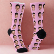 Meias com Rosto em Foto, Personalizadas Únicas