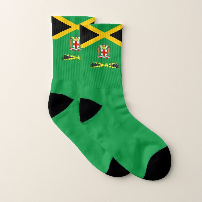 meias de bandeira jamaicana (Par)