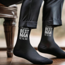 Meias de casamento para padrinho de despedida de s