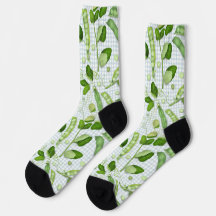 Meias de Ervilhas Verdes