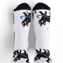 Meias de Gato Preto Caprichoso