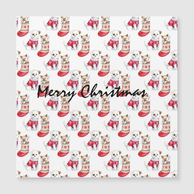 Meias de Natal para Cães e Gatos          (Frente)