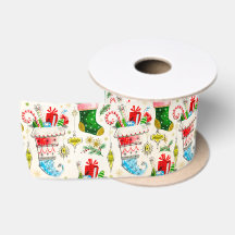 Meias de Natal Vintage Retro