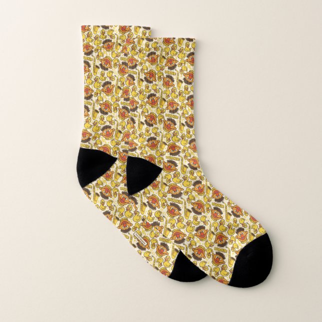 Meias Ernie e Rubber Duckie Pattern (Par)