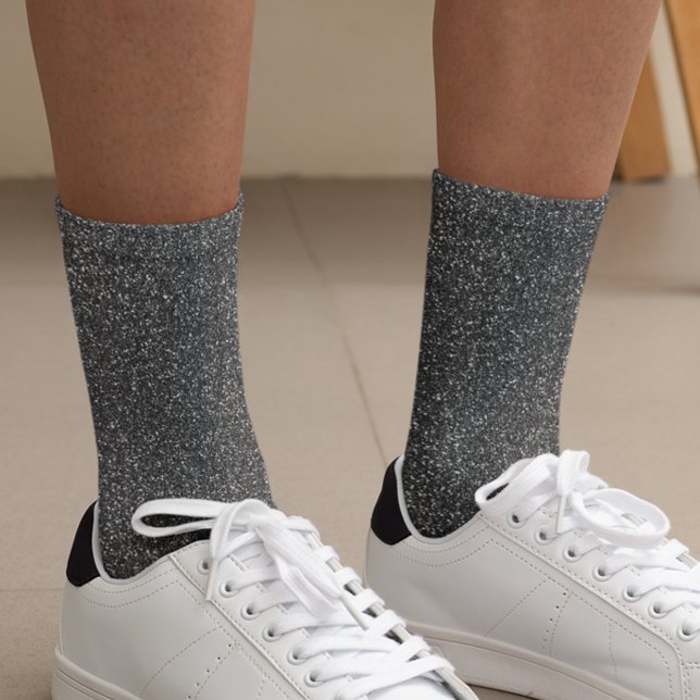 Meias Faísca Glitter Preto (Criador carregado)