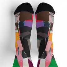 Meias Funky meias unisex Coloridas meias Multicolo