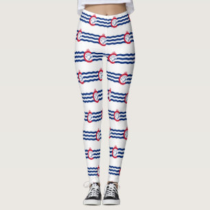 Meias Legging com a Bandeira de Cincinnati, Ohio