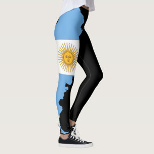 Meias Leggings da Bandeira da Argentina - Presente