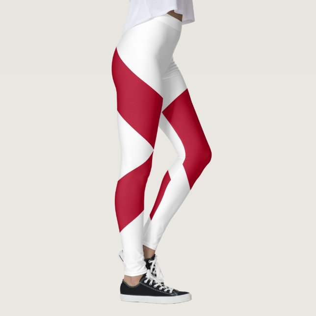 Meias Leggings da Bandeira do Alabama (Direita)
