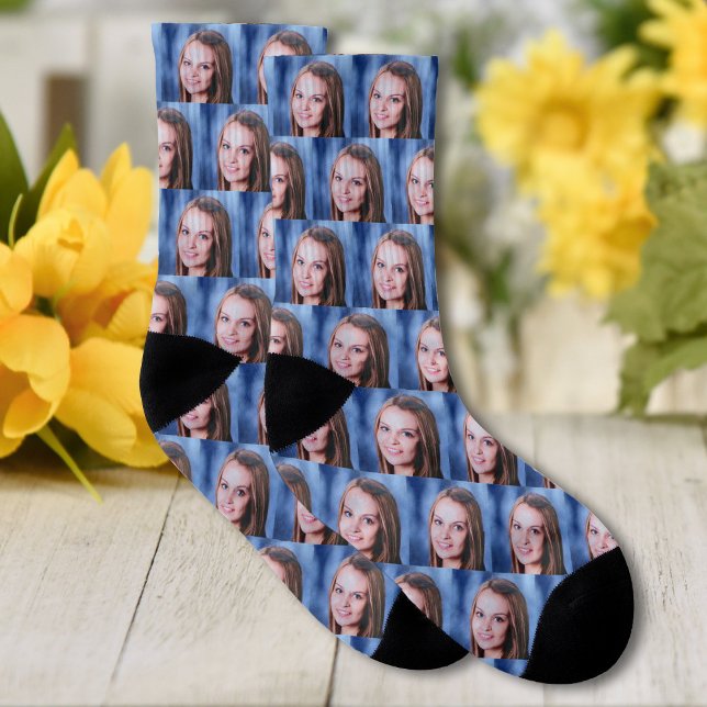 Meias Padrão de Foto Personalizado (Criador carregado)