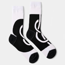 Meias - preto e branco