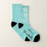 Meias Sem Noiva De Pés Frio E O Alcance Da Festa de casa<br><div class="desc">Diga com amor! O presente perfeito para dar no janto de ensaio, o noivo adorará receber essas meias de você. Personalize-as à sua escolha, estas meias estão disponíveis em qualquer cor, perfeito para combinar as cores do seu casamento. Procure outras ideias divertidas em toda parte da coleção do Partido Bridal....</div>