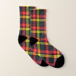 Meias Xadrez Escocesa Clan Buchanan Modern Tartan
