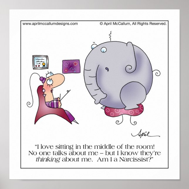 MEIO DE Poster de Cartoon AMBIENTE (Frente)