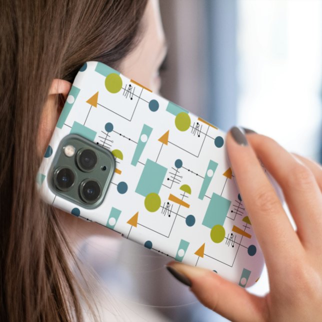 Meio século de Linhas Verdes Azul Laranja Moderno (Criador carregado)