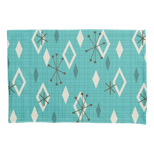 Meio século Diamantes Starbursts Turquoise (Frente)