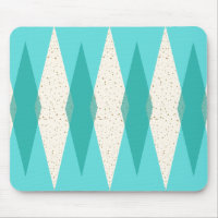 Meio século Modern Argyle Mousepad