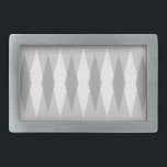 Meio século Modern Cinza Argyle Belt Buckle<br><div class="desc">Este Meio século Moderno Cinturão de Argyle Belt apresenta um fundo de cinza de pomba e um padrão de diamantes de cinza escura, translúcidos, sobrepondo diamantes brancos maiores e vintage com cinzas coloridas, espetos de idade espacial. Esse argumento minimalista inspirado e desconstruído é uma reviravolta simplista da era atômica maior...</div>