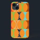 meio século Modern Orange Pattern iPad Air Case<br><div class="desc">Bata, bata. Quem está aí? meio século moderno padrão laranja iPad Air Case! Ei, com um design neste retrato, você não precisa de uma linha de soco. Este padrão perfeitamente modular apresenta um fundo laranja vibrante e filas de uma forma adorável de cozinha em verde, vermelho, turquesa, preto e branco...</div>