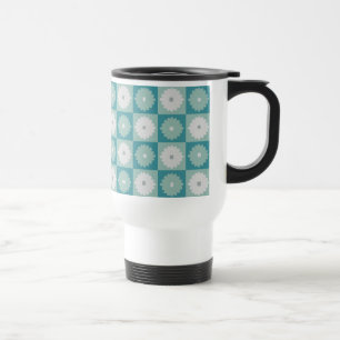 meio século Moderna Caneca de viagem de Flor Geom