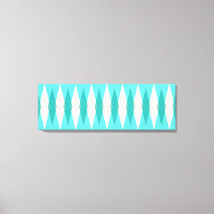 Meio século Moderno Argyle Estendido Canvas
